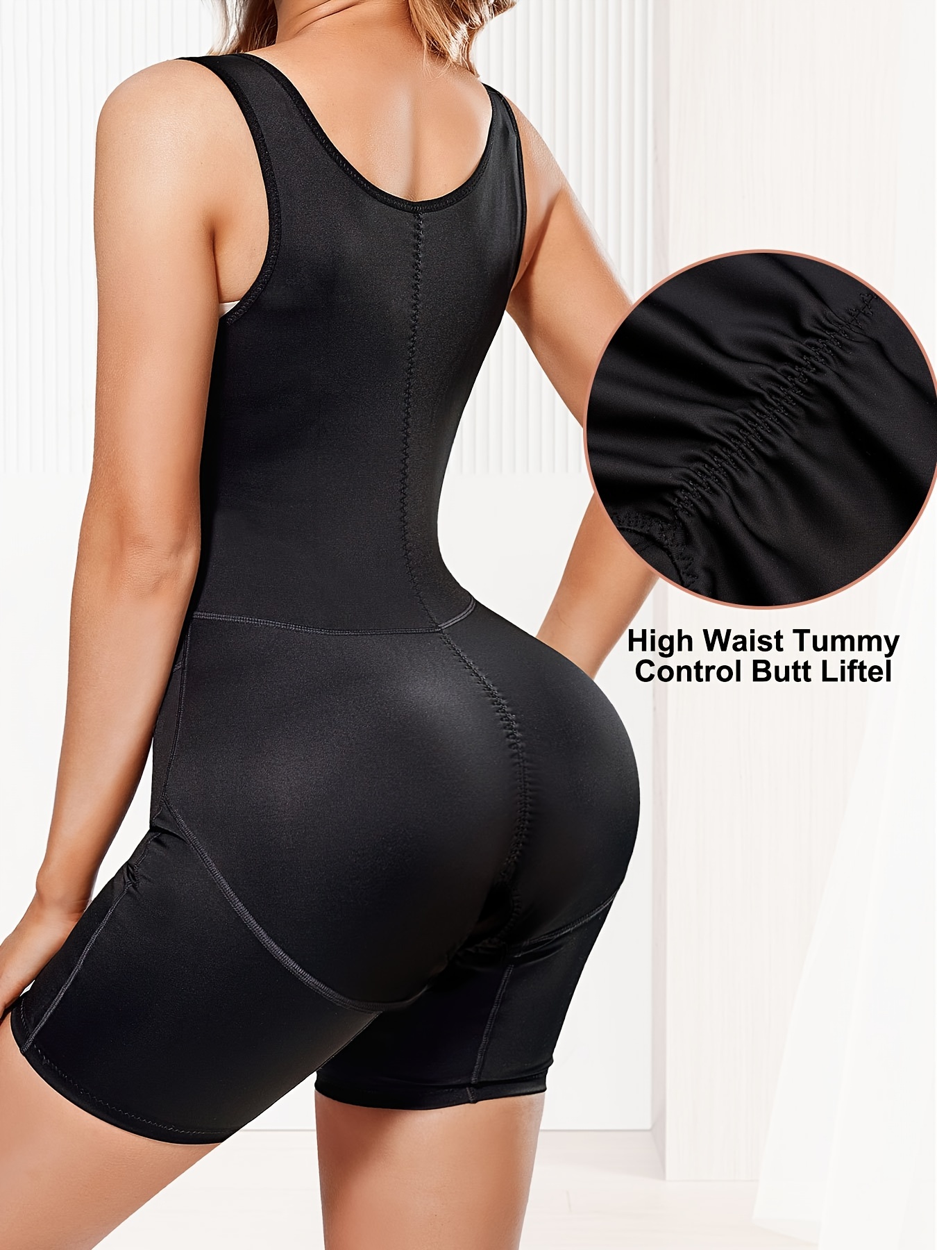 SCARBORO Tummy Control Shapewear, Waist Trainer Body Shaper Butt Lifter  Open Bust Bodysuit, Women's Underwear & Shapewear