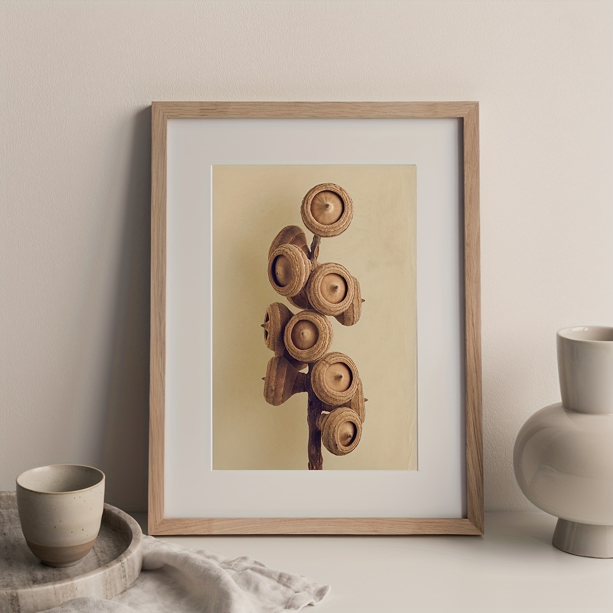 Modern Art Dried Fruits Seed Strangeness Scandinavian Canvas Poster