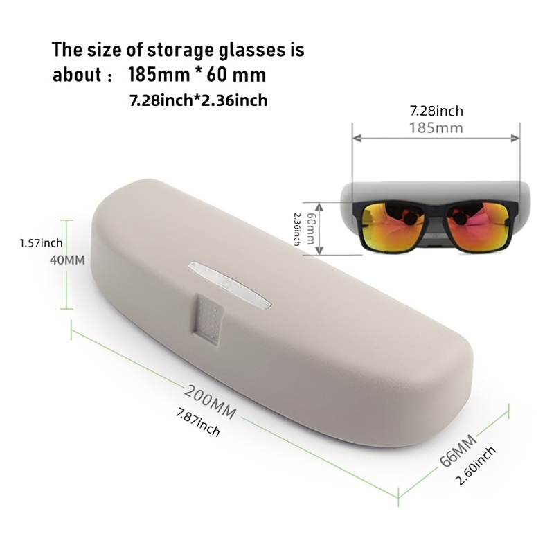 Car Sunglasses Holder Sun Glasses Box Eyeglasses Case 2013 - Temu Germany