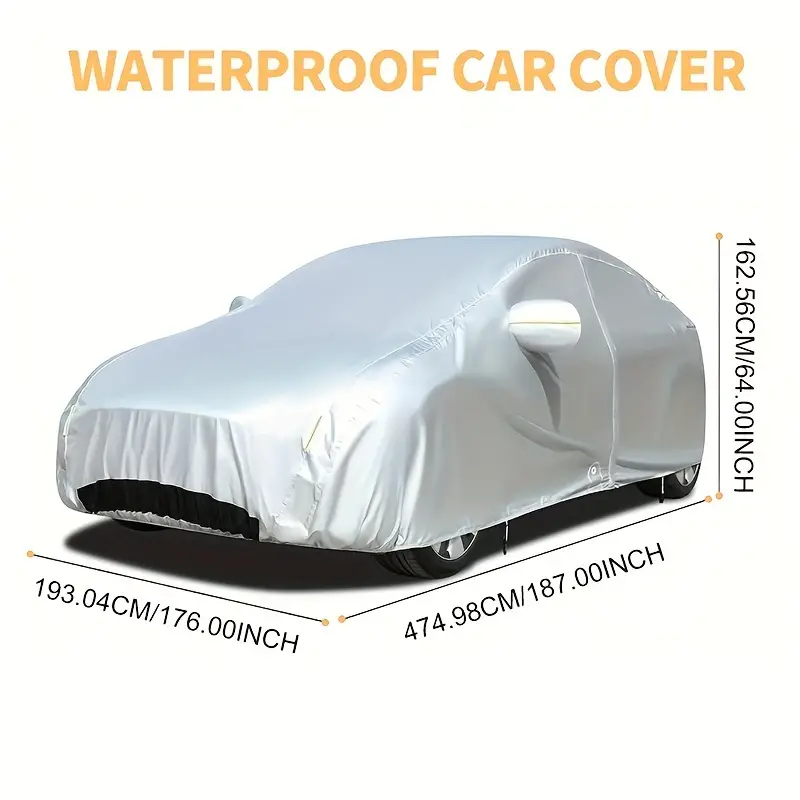 Full Car Covers Reflective Strips Waterproof Dustproof Snow - Temu