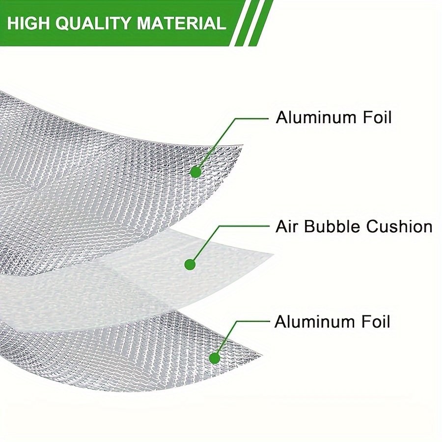 aluminum bubble insulation film 99% reflective insulation