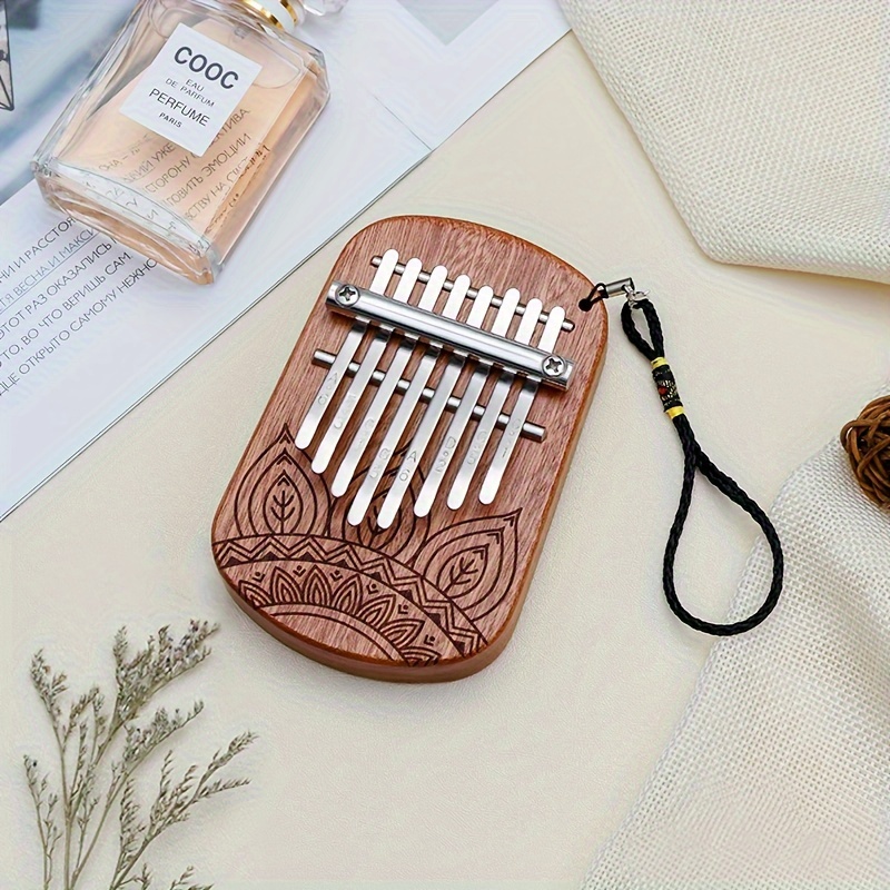 Mini Kalimba 8 Keys Thumb Portable Piano Finger Harp Musical Instrument  Beginner