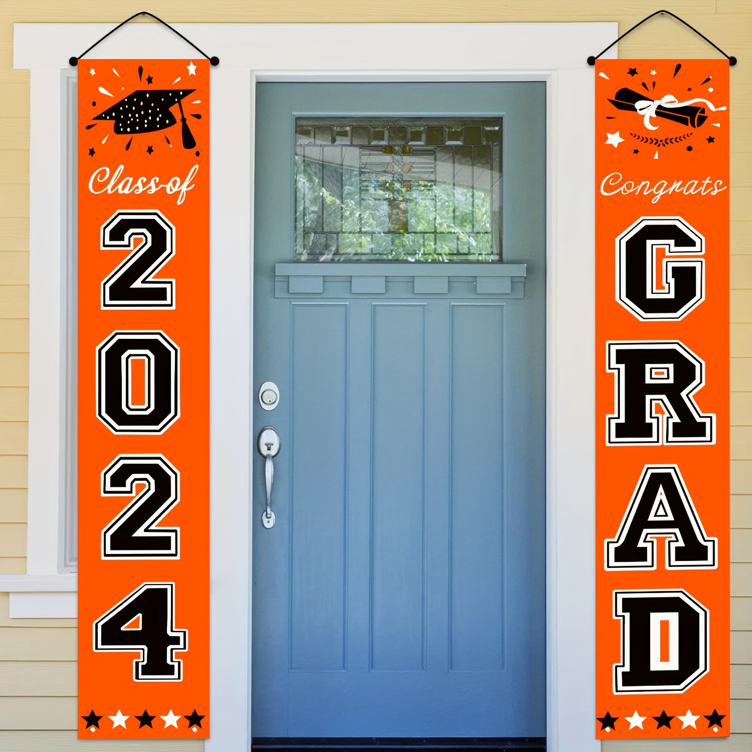 2024 Graduation Decorations Class 2024 Graduation Banner - Temu