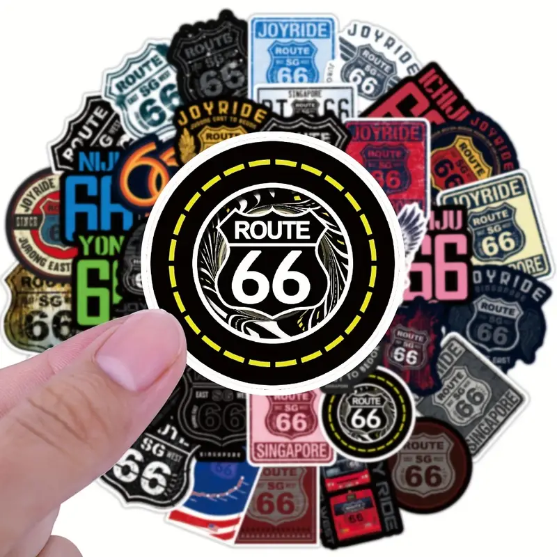 Route 66 U.s. Highway 66 Motorcycle Stickers Perfect Car - Temu