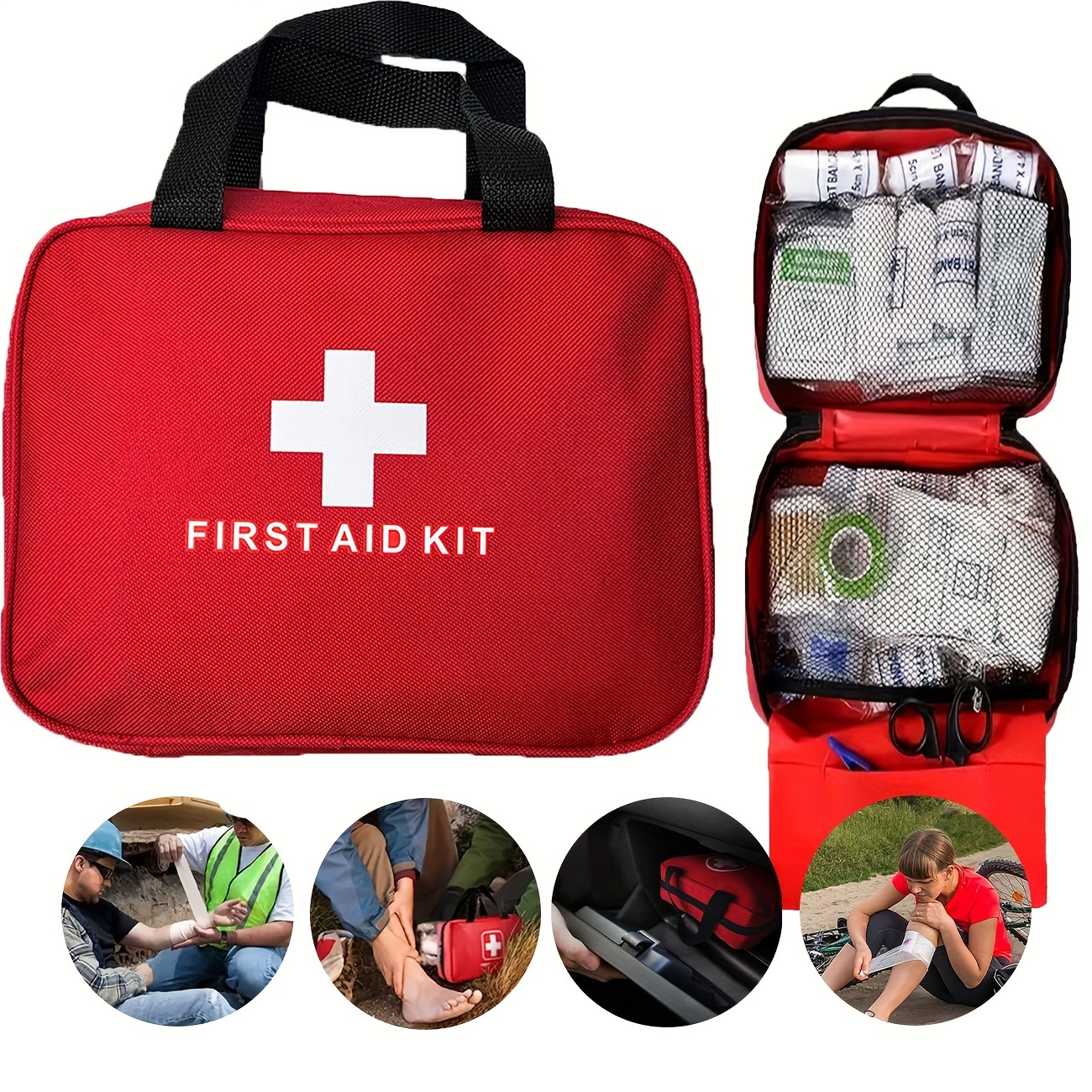 Survival Kit Survival Gear First Aid Kit Compatible Bag - Temu