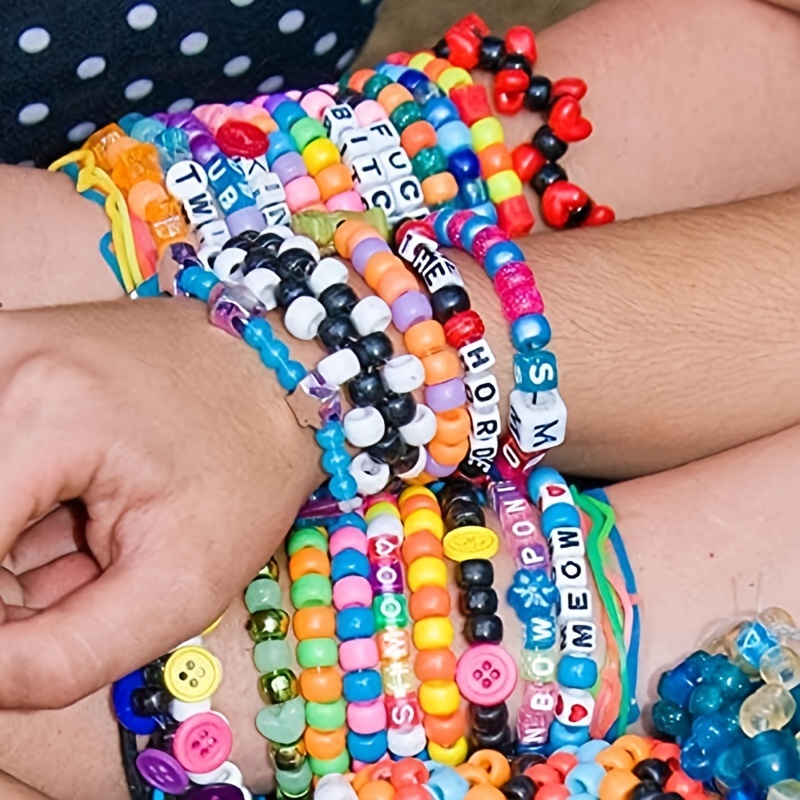 Cubes Letters Alphabet Bracelets