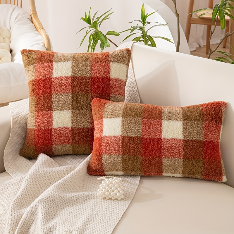 Nordic Style Christmas Throw Pillow Suffed Square Pillow - Temu