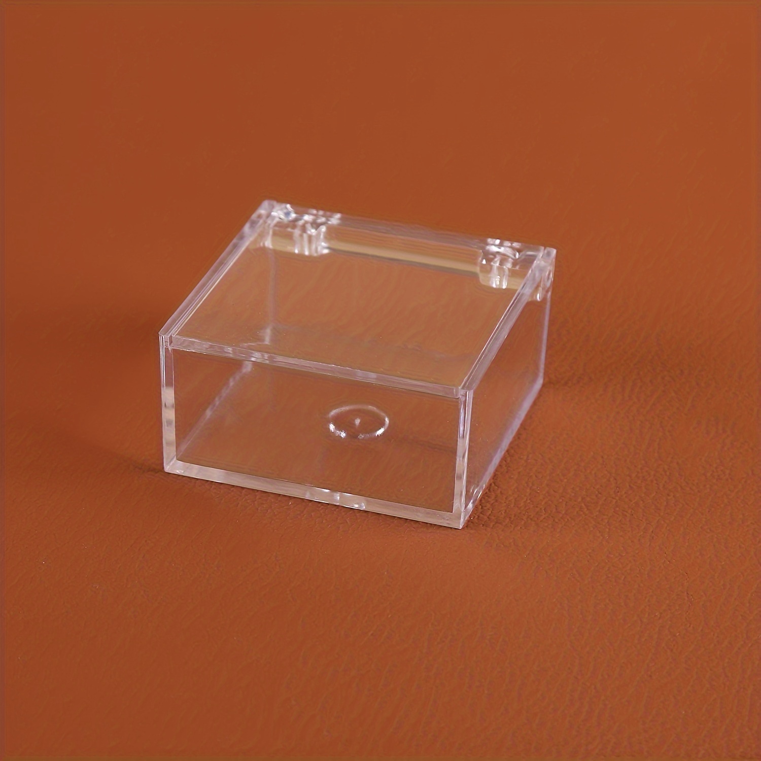 Flip-top Clear Box, Plastic Square Transparent Jewelry Box, Valentine's Day  Gift Supplies, Christmas & New Year Small Gift Box, - Temu