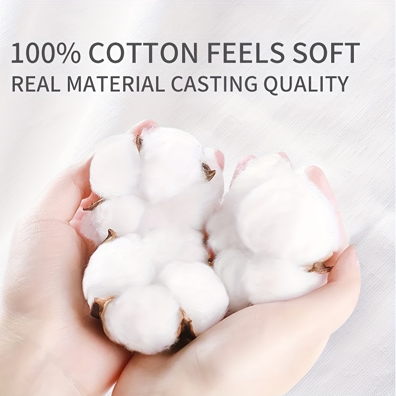 100% Cotton Squares Soft Skin Cleansing Cotton Pads Use For - Temu