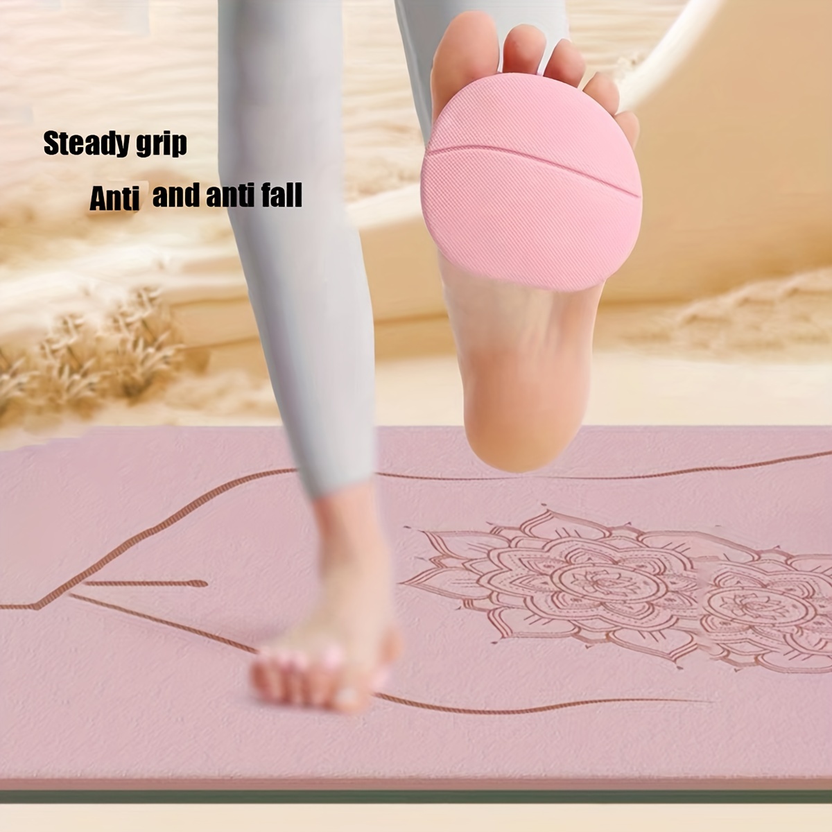 1 Pair Solid Toe Corrector Toe Separators For Yoga Fitness
