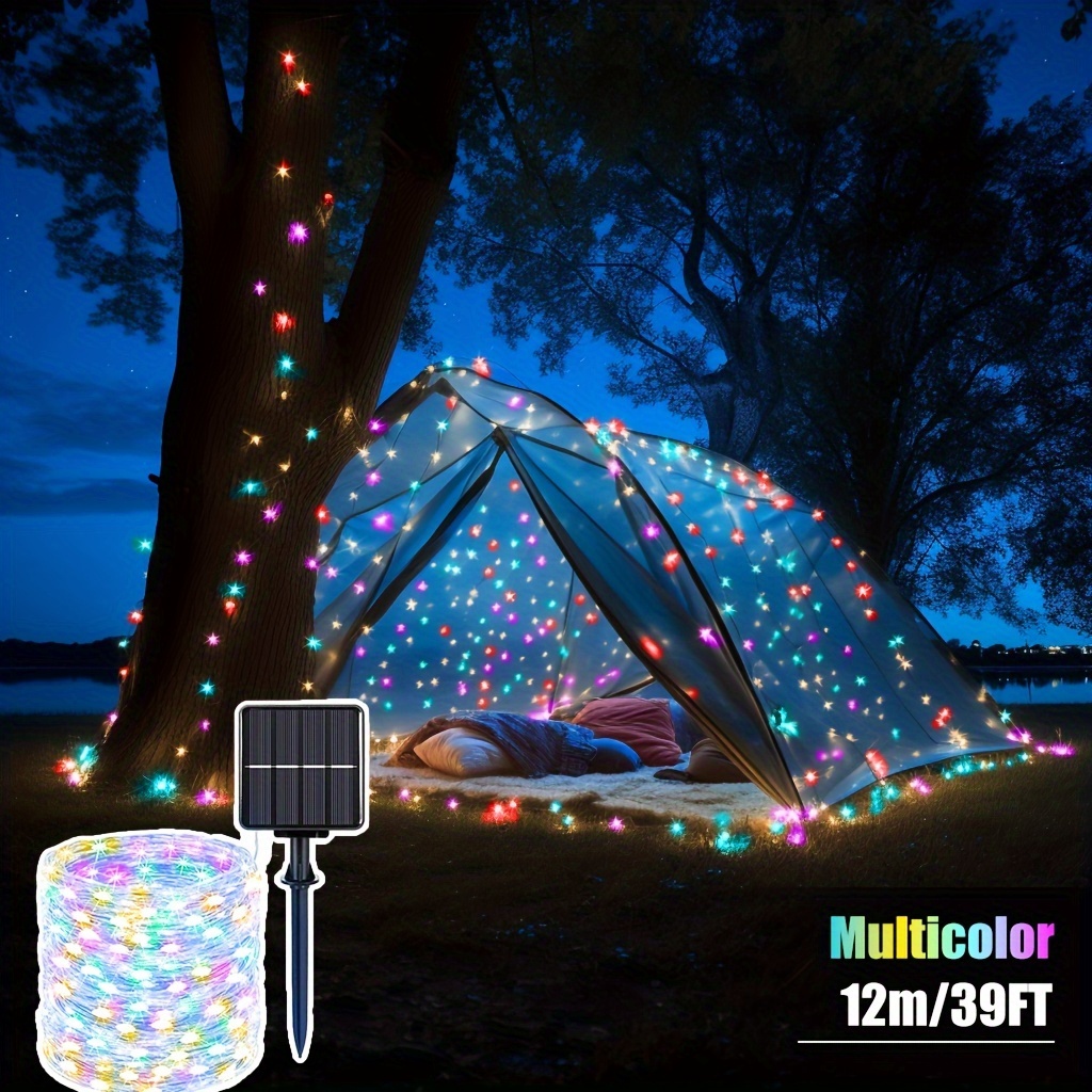 Outdoor Camping Lights Curtain Atmosphere String Lights - Temu