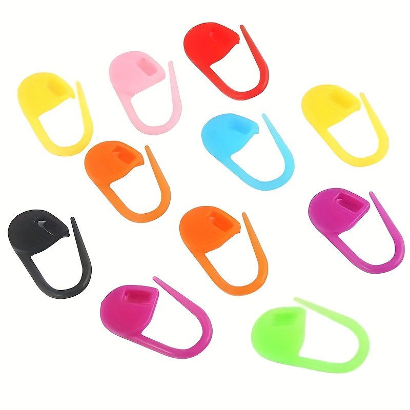 100/50Pcs Knitting Locking Stitch Markers Mix Color Plastic Small Needle  Clip Hook Crochet Pins Household
