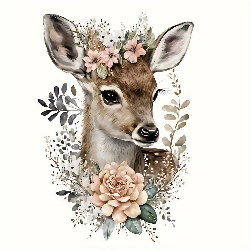 

New 5d Diy Diamond Painting Garland Deer Full Of Diamond Diamond Painting With Diamond Art Kit Embroidery Decorative Painting