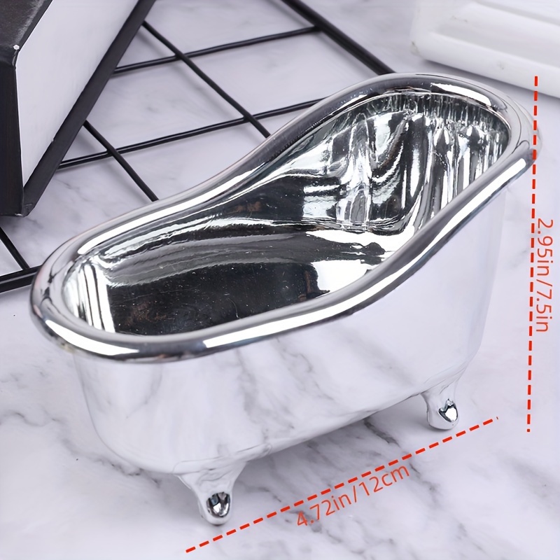 Multifunctional Bathtub Storage Box Mini Soap Tray For - Temu