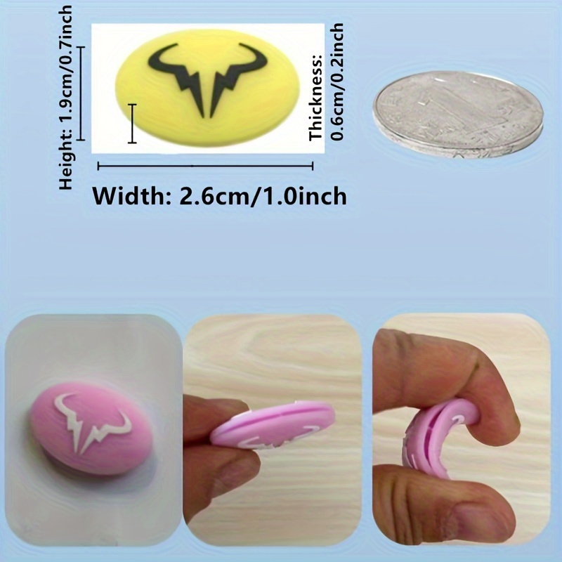 Tennis Vibration Dampener Silicone Racket Shock Absorbers - Temu