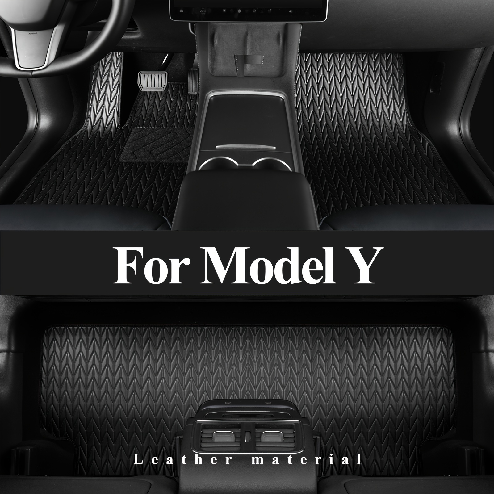 Kofferraummatte wasserdichte Auto-Hundeabdeckung für Tesla Model Y  2020-2024