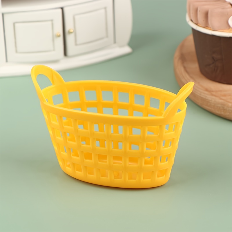 Miniature Storage Baskets Dollhouse Simulative Colorful - Temu