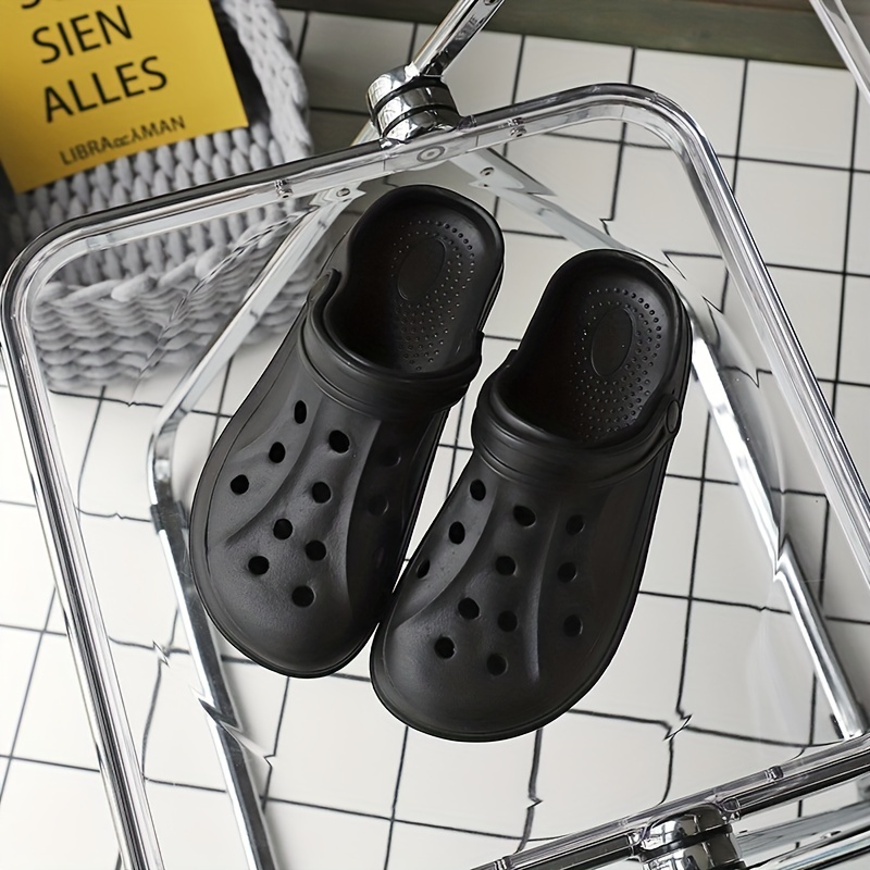 Unisex Lightweight Comfy Clogs Hollow Out Non Slip Garden Shoes