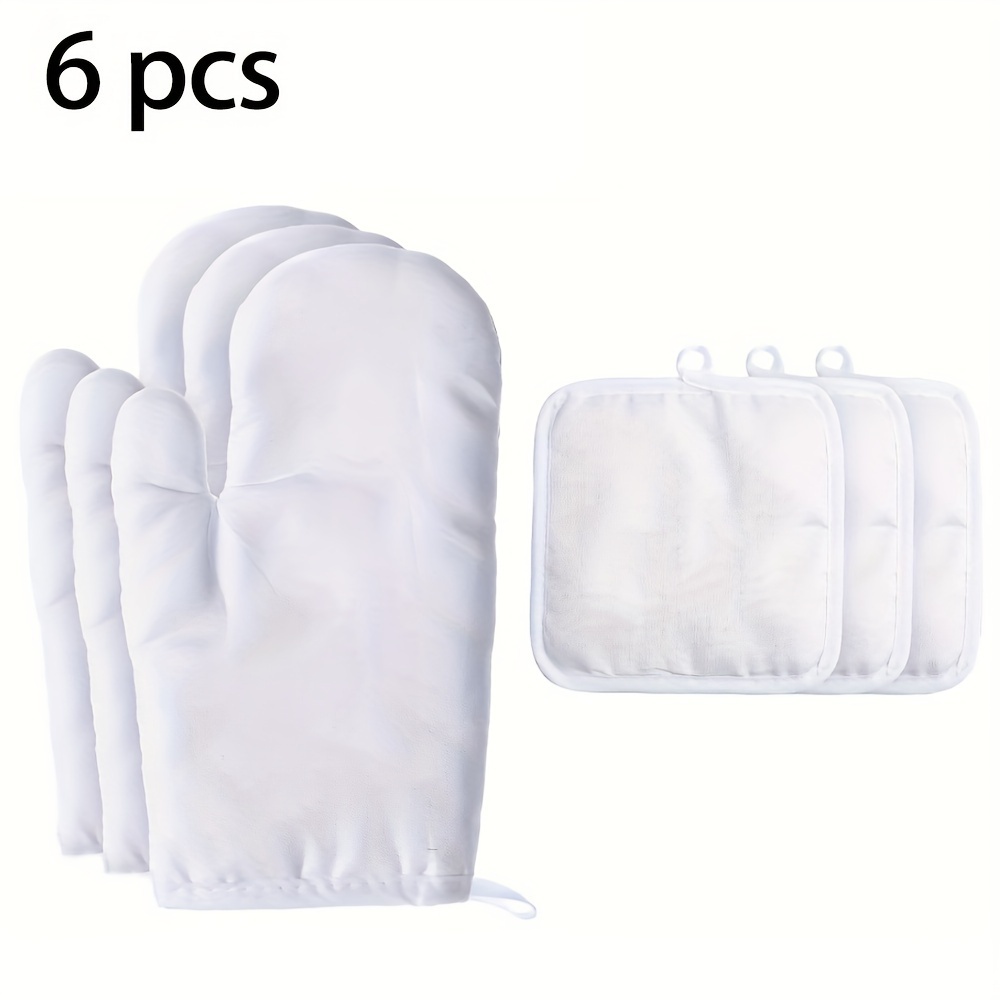 Sublimation Blanks Oven Mitts Set Sublimation Heat Resistant - Temu