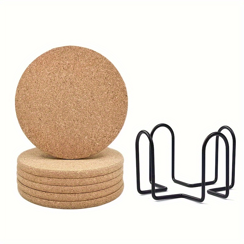 Cork Coasters Drink Cork Coasters For Drink Absorption - Temu