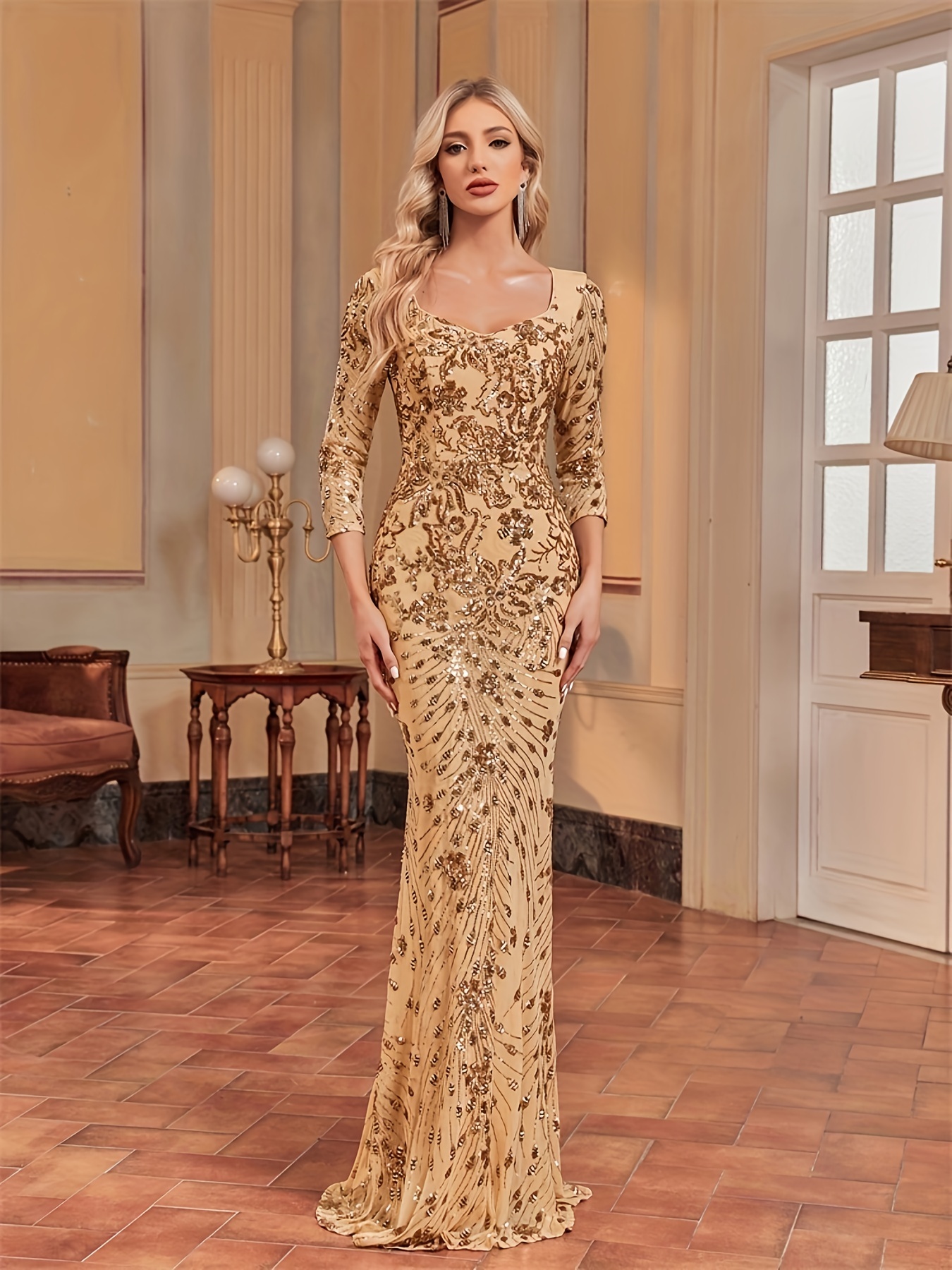 Bow Decor Tiered Cami Dress Elegant Spaghetti Strap Dress - Temu