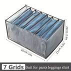foldable mesh jeans storage box functional wardrobe closet drawer organizer household packing cube