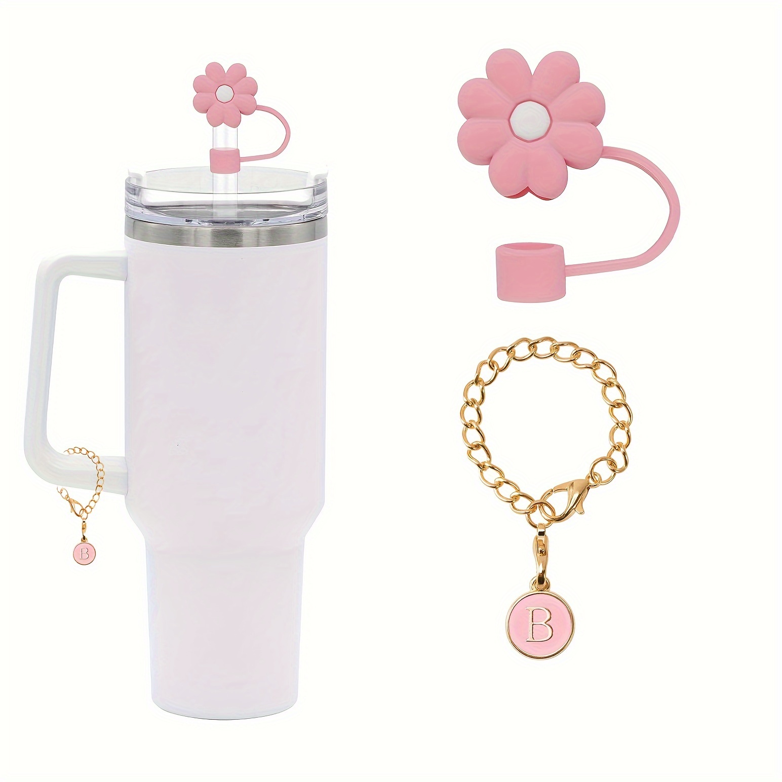 Stanley Tumbler Inspired Straw Charms 