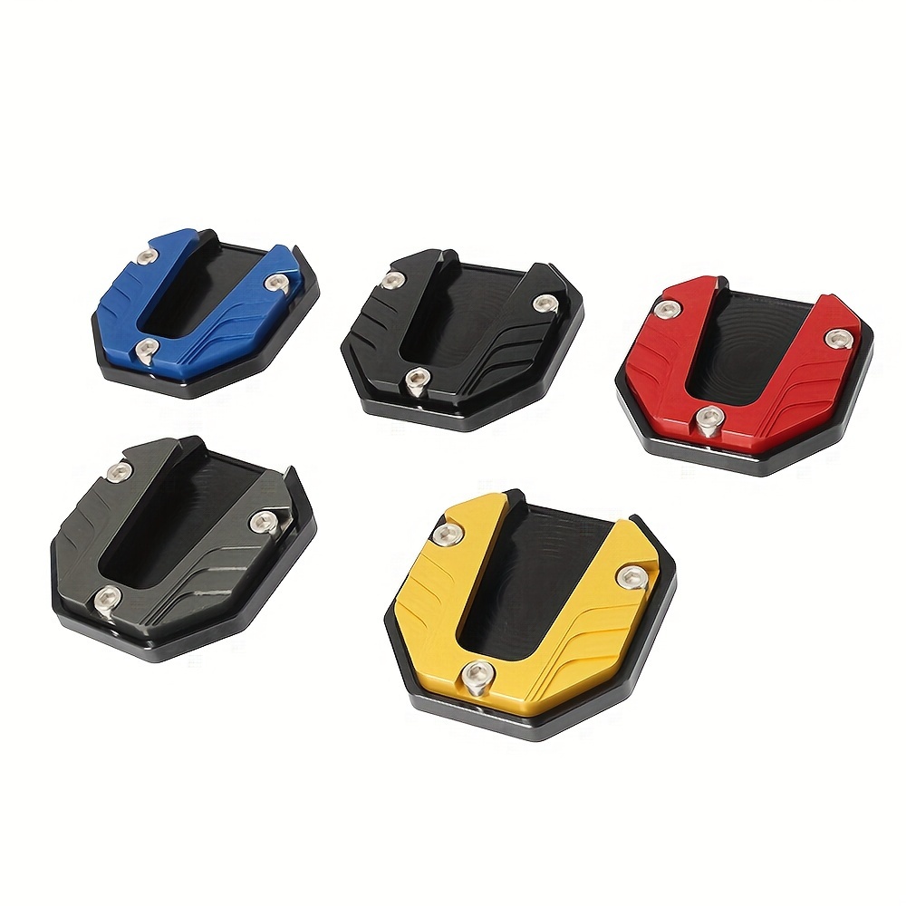 

Aluminum Motorcycle Pad Support Extension Plate For Street Motor Scooters - Side Stand Enlarger Accessory, Universal Fit