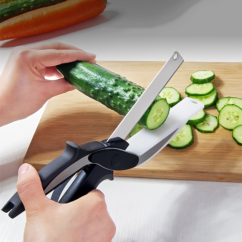 Clever Cutter Kitchen Scissors with Board (2 in 1) , Smart Cutter