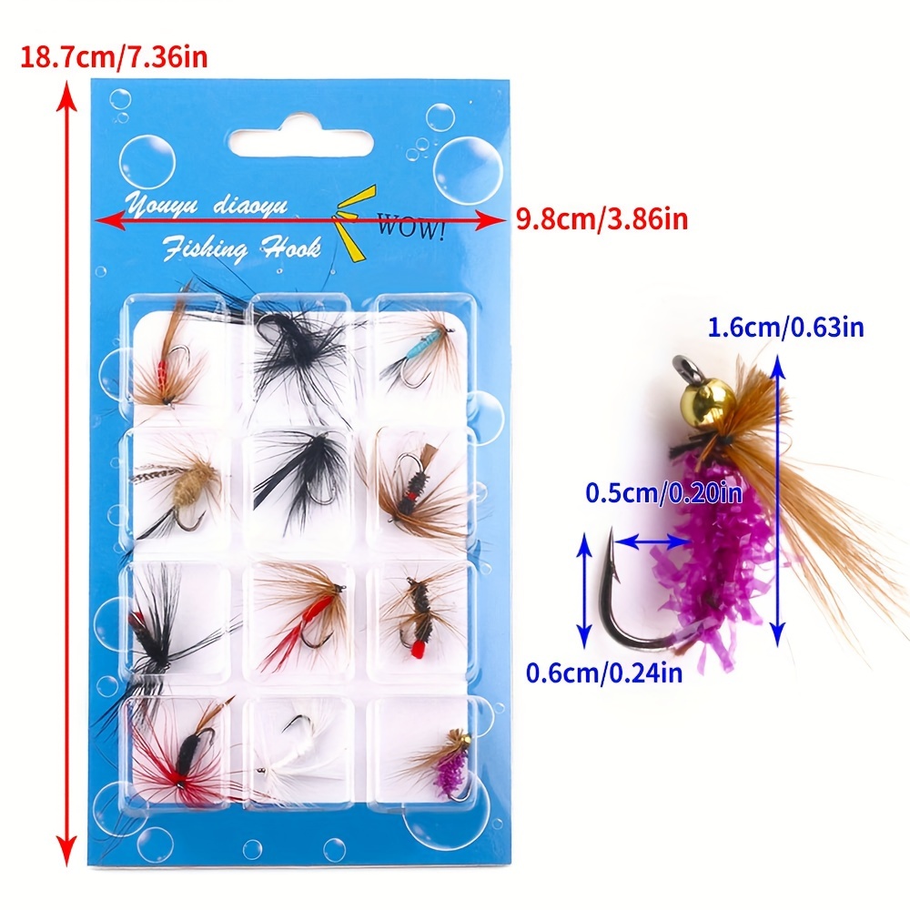 Insects Flies Fly Fishing Lures Bait High Carbon Steel Hook - Temu United  Arab Emirates
