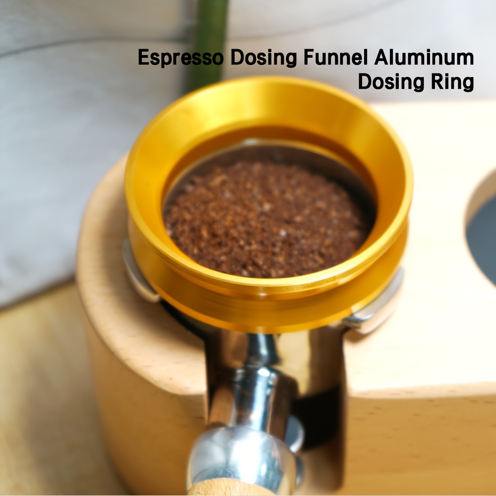 Accesorio de anillo receptor de café molido, reemplaza el embudo de  dosificación de Espresso, anillo de dosificación de café para cafetería,  oficina, por 150ml Macarena anillo dosificador de café