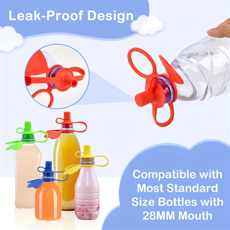 Baby Water Bottle Silicone Bottles Top Spout Adapter - Temu