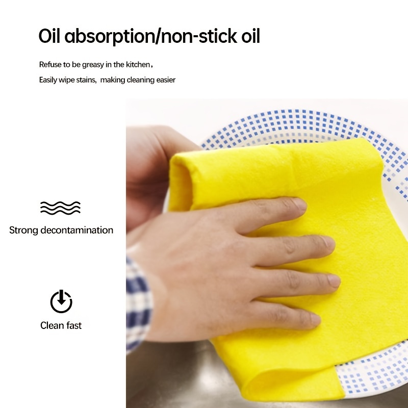 wipes kitchen daily dish towel,dish cloth,kitchen rag, non-stick  oil,cleaning cloth 