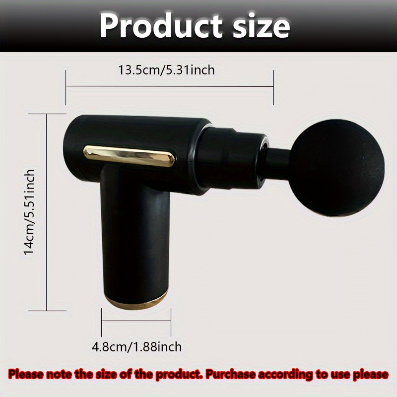 Muscle Massage Gun Handheld Muscle Massager Type c - Temu