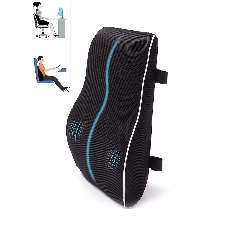 Coccyx Seat Cushion And Lumbar Support Pillow For Office - Temu