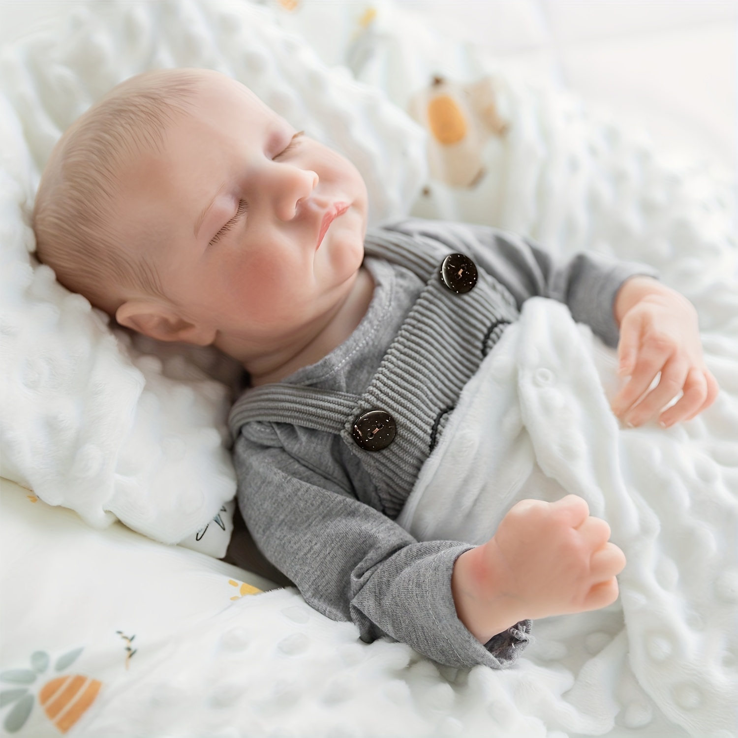 Realistic Sleeping Reborn Baby Dolls Boy/Girl Soft Silicone Full Body Gift  19 Inch Cute Handmade Newborn Doll for Kids Age 3 for Kids Gift (Girl) :  : Toys & Games