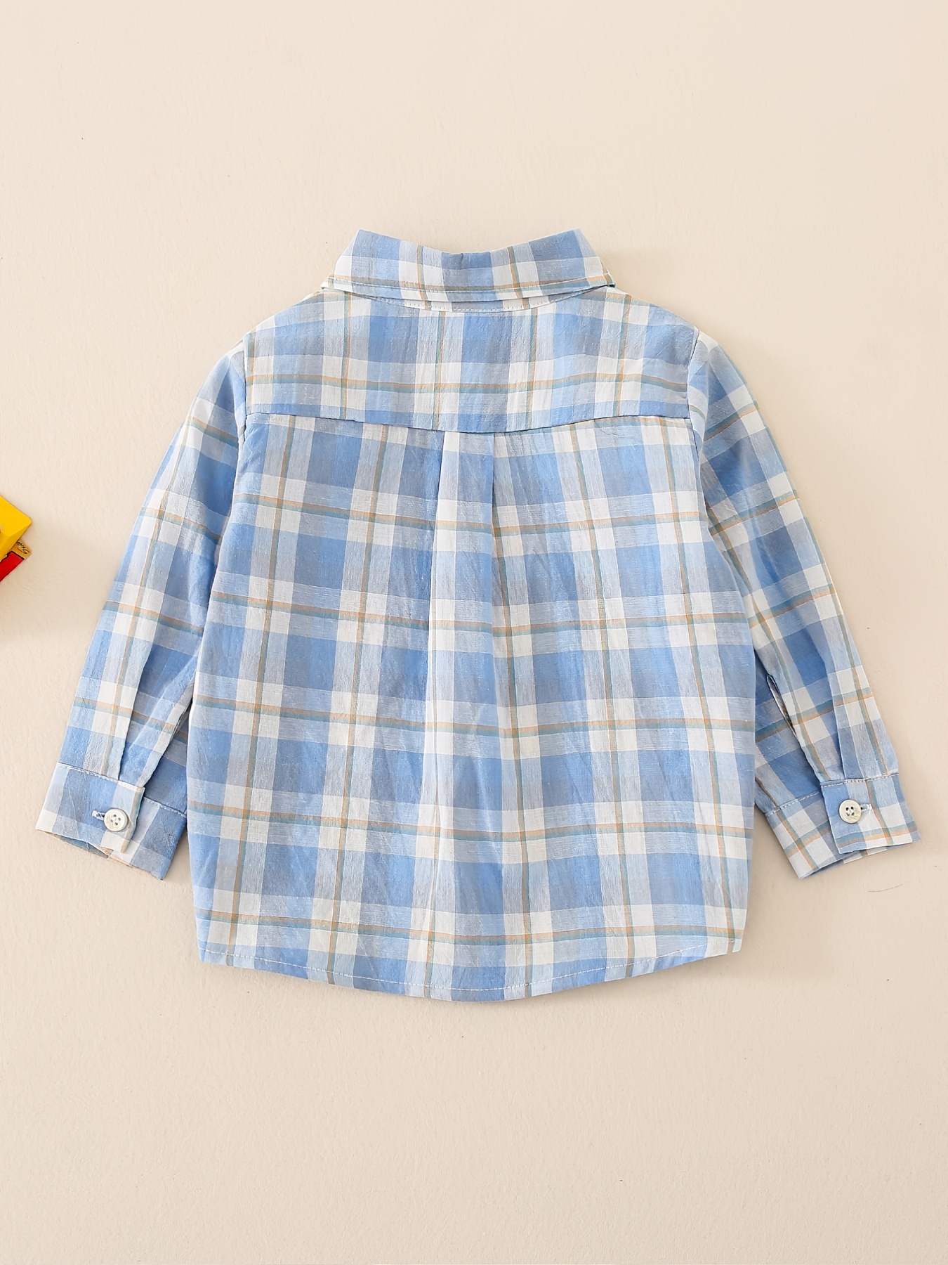 Boys Plaid Print Shirt for Spring/Autumn
