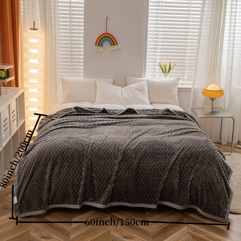 Decorative bed blanket hot sale