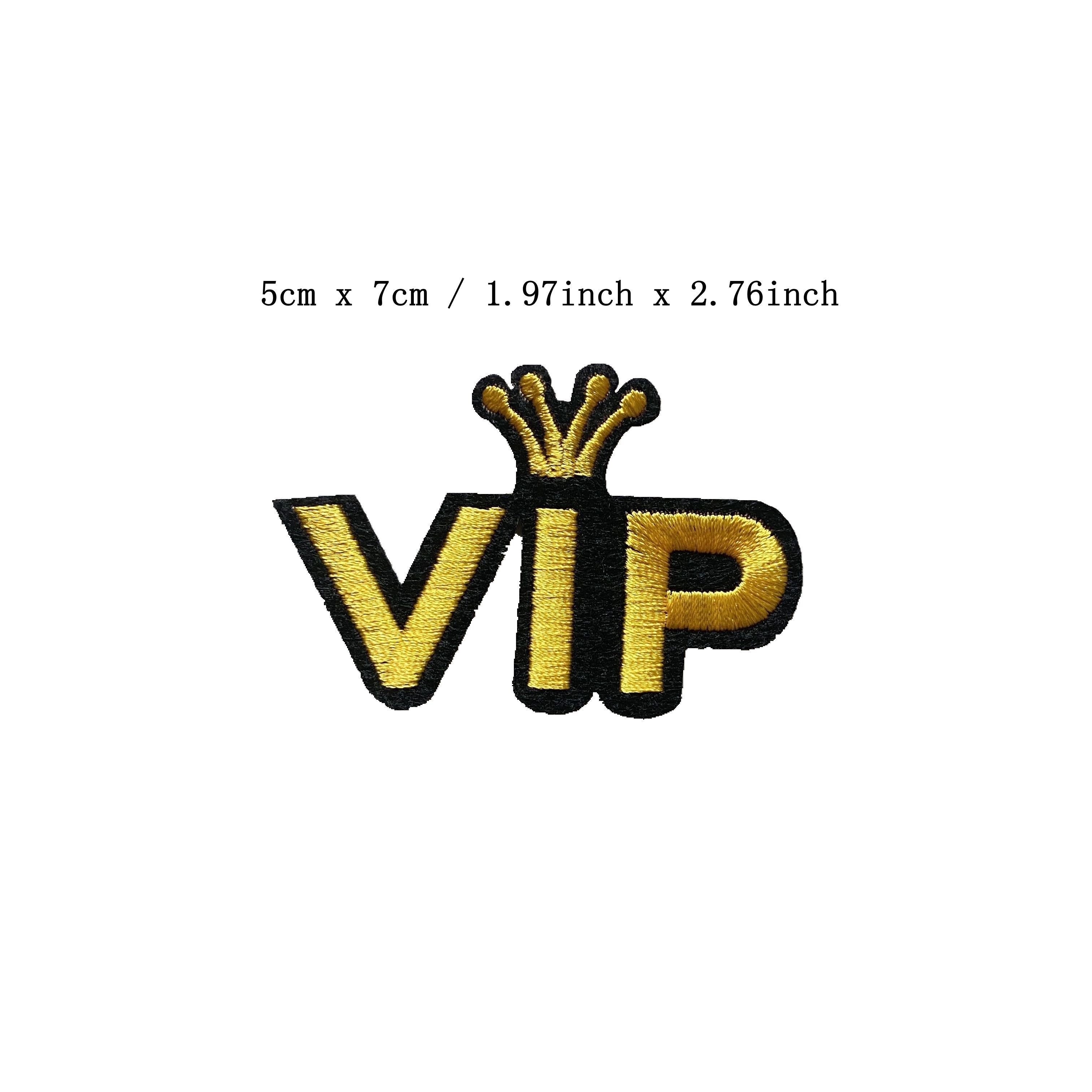 New Letter Vip Embroidery Patch Sticker Clothing Accessories - Temu