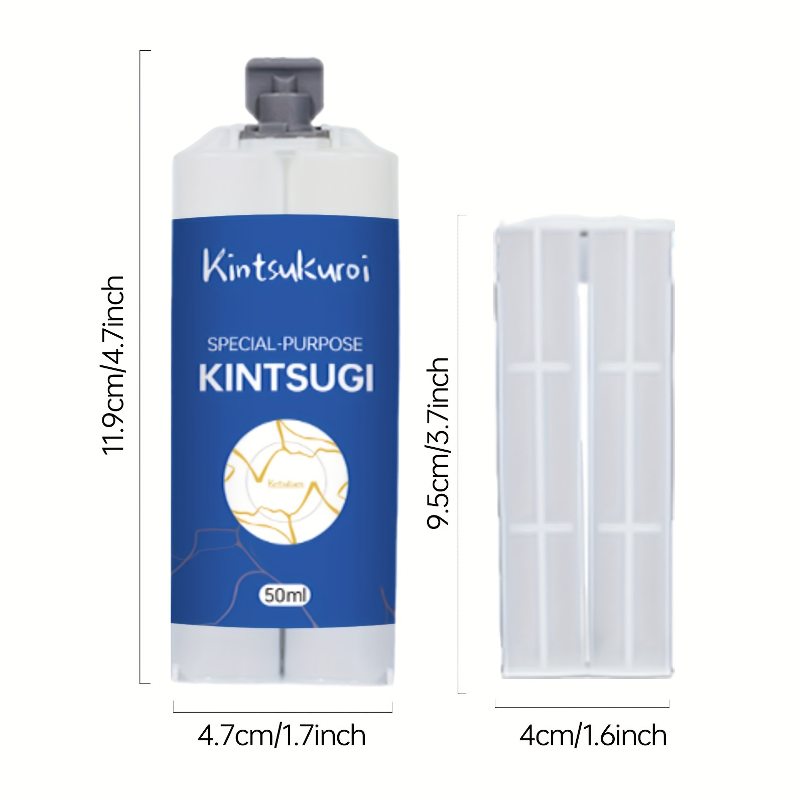 Kintsugi Repair Kit Gold, Japanese Kintsugi Kit to Improve Your Ceramic,  Repair Your Meaningful Pottery with Gold Powder Glue, Perfect for Beginners