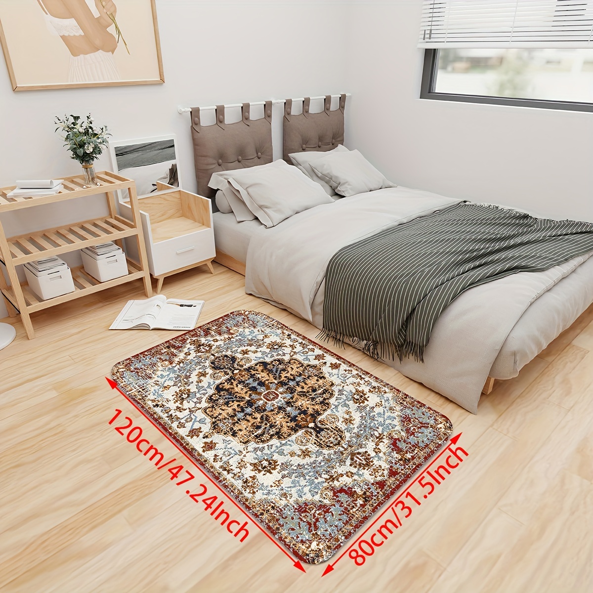 Waterproof Oilproof Kitchen Mat Antislip Bath Mat Soft Bedroom Floor Mat Rug