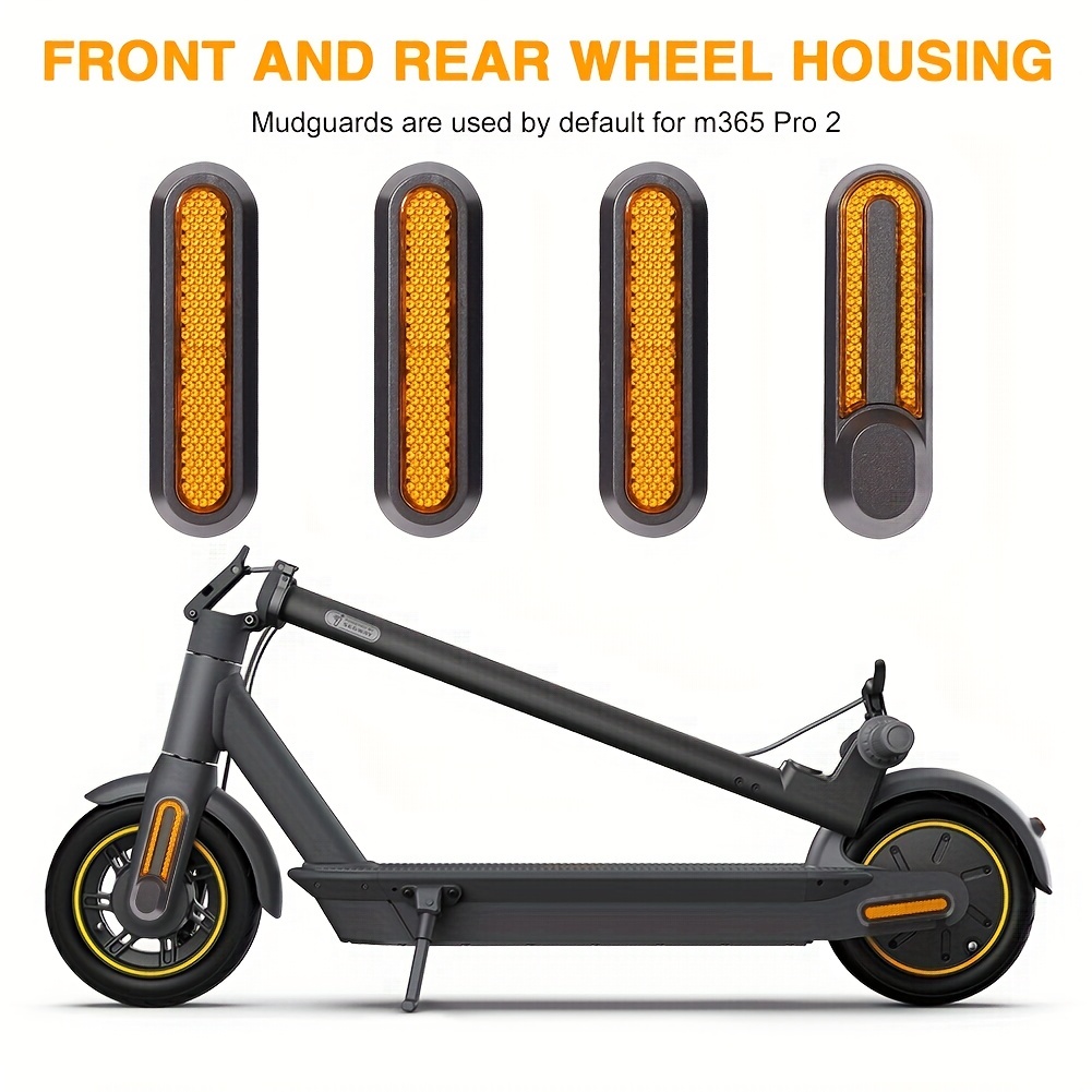 dyb Meningsløs Æble Electric Scooter Wheel Cover Hub Protective Shells Reflective Stickers, For Xiaomi  M365 / Pro 2 Electric Scooter Accessories - Temu