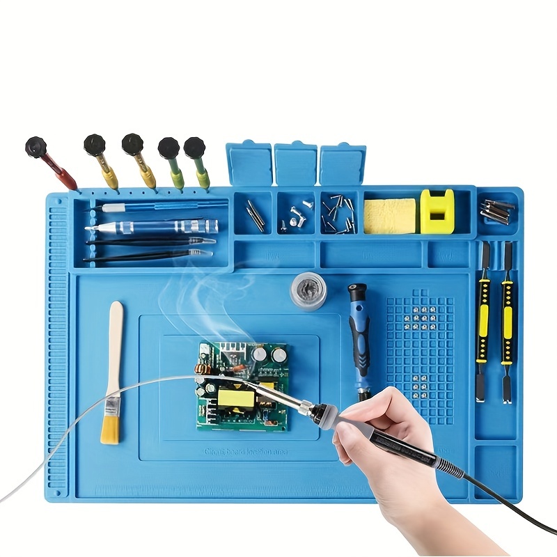 Mobile Computer Repair Workbench Silicone Magnetic Heat - Temu Germany