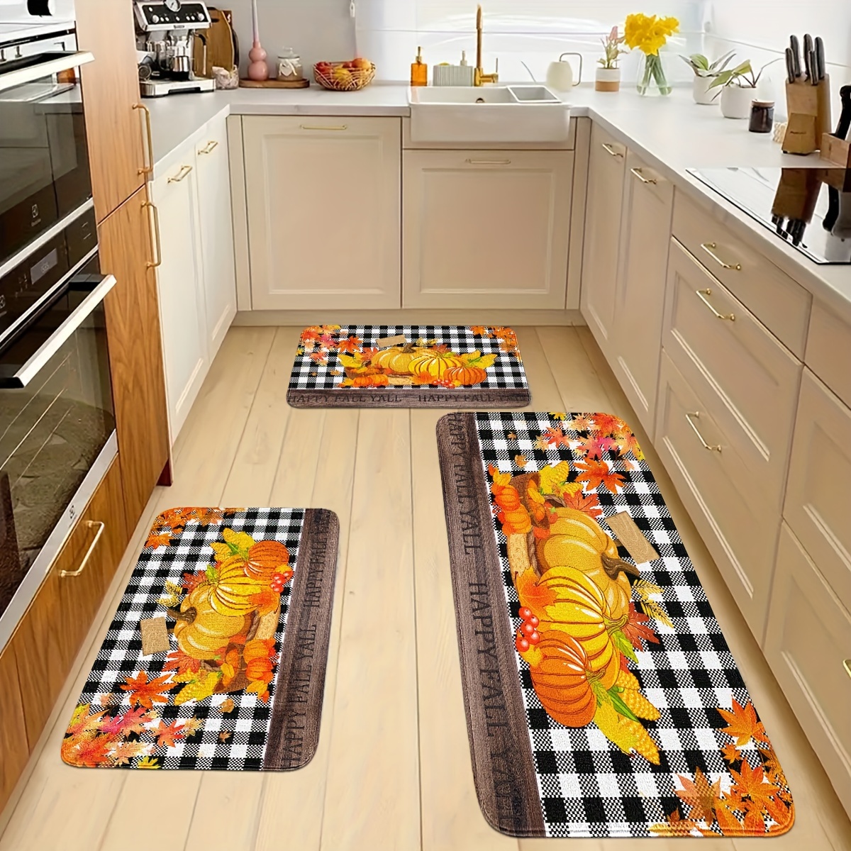 Kitchen Fat Chef Man Mats and Rugs Non Slip anti Fatigue Washable Kitchen  Floor