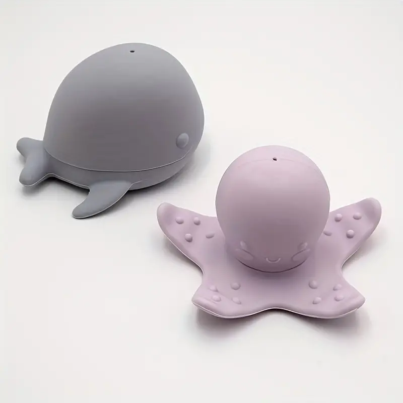 Baby Silicone Bath Toys Safe Kids