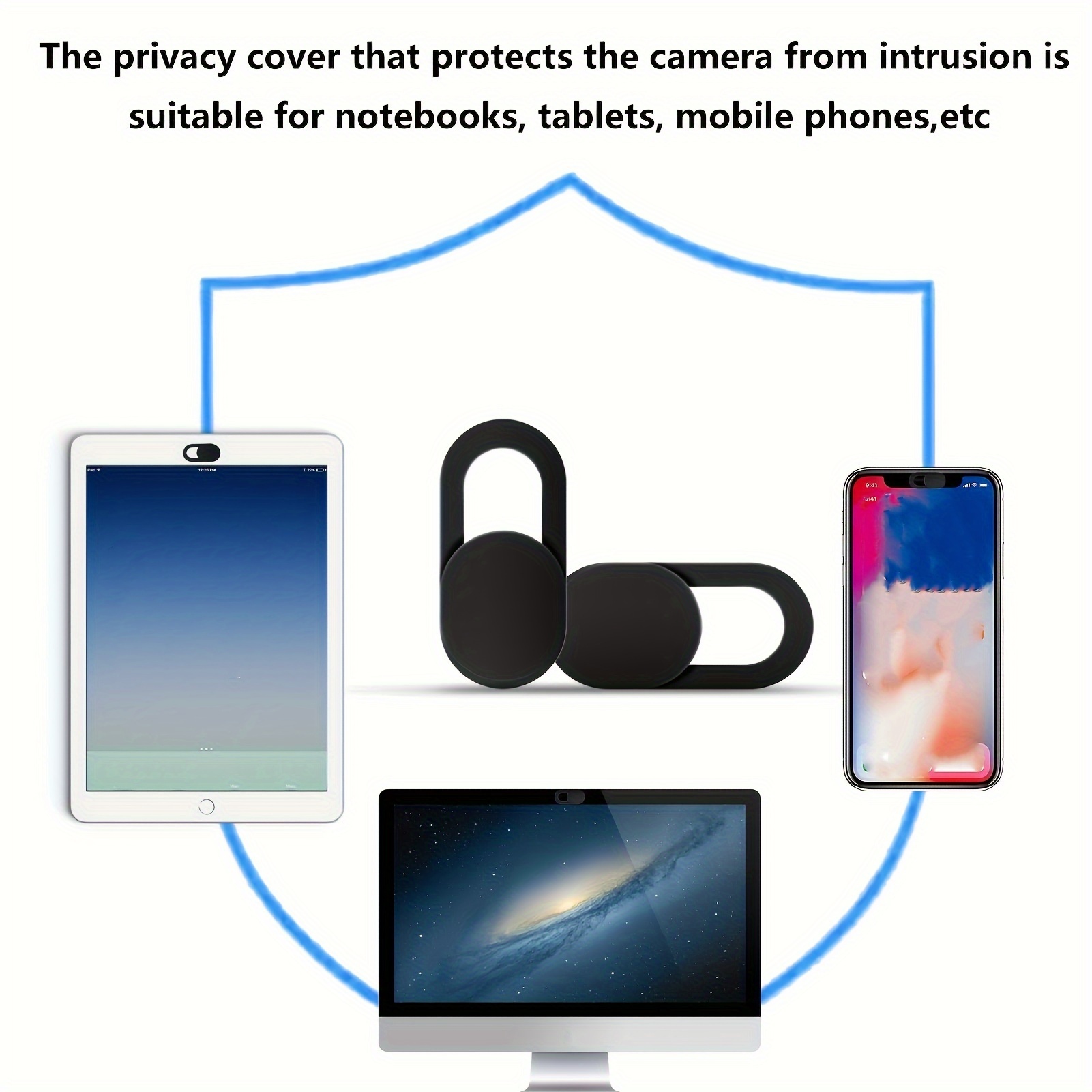 3 Packs Webcam Cover Slider, 0.03in Ultra Thin Design Camera Blocker Web  Privacy Camera Cover For Laptop Desktop PC Tablet Smartphone Computer  Accesso