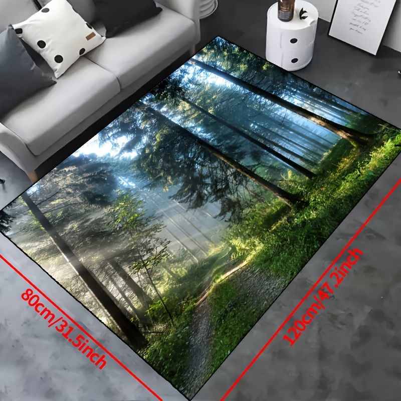 Beautiful Coastline Scenery Non slip Resistant Rug Machine - Temu