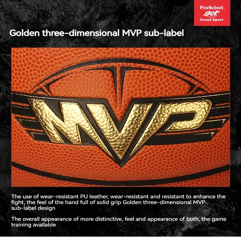 ProSelect Basketball PU No 7 6 5 - Indoor & Outdoor Training
