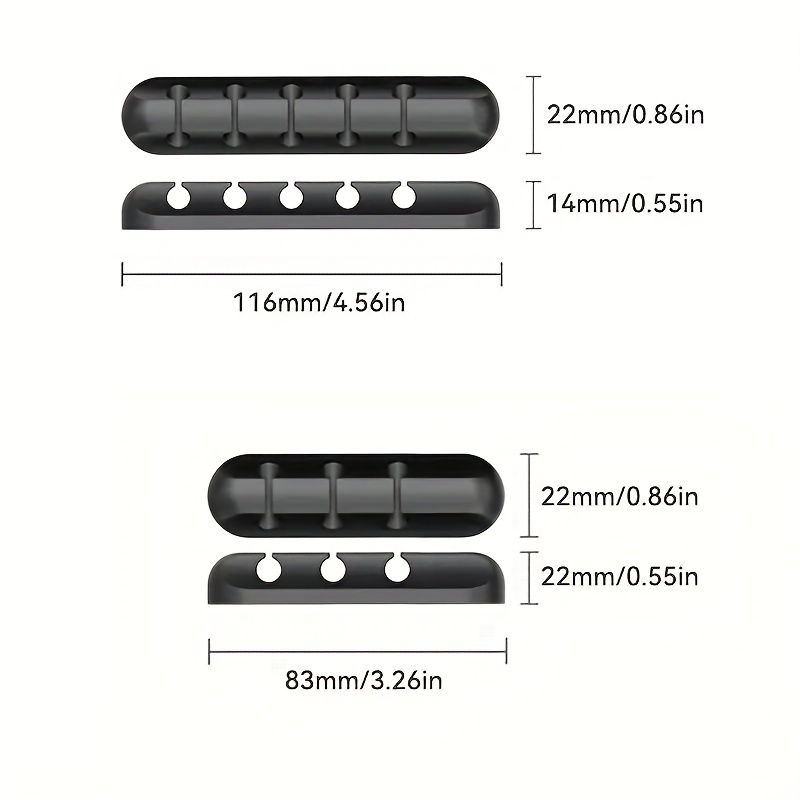 organize your cables instantly self adhesive cable holder clips for home office