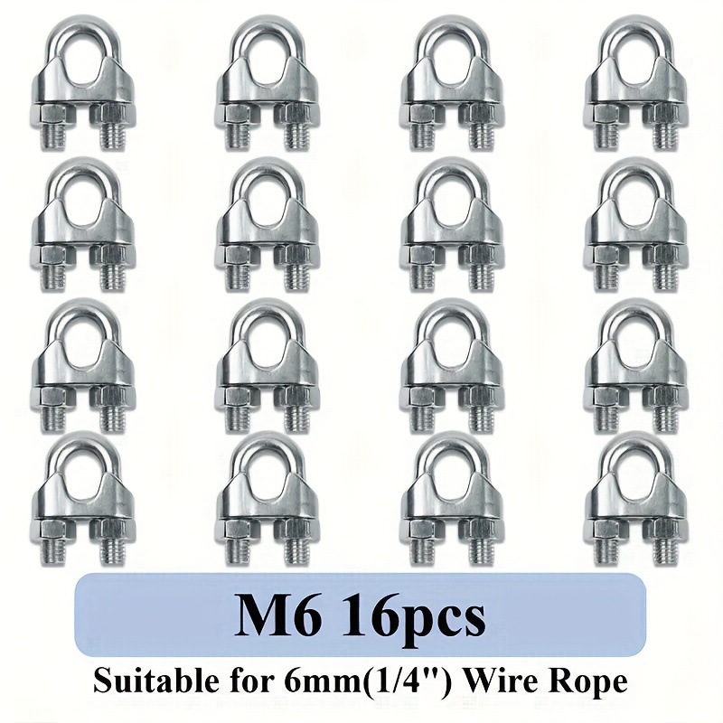 Stainless Steel Wire Rope Cable Clamp Pliers 4 Sizes